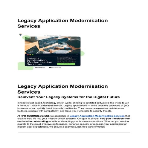 Legacy Application Modernisation Services.pdf