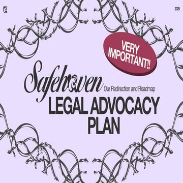LEGAL ADVOCACY PLAN AND HOW TO ORGANIZED