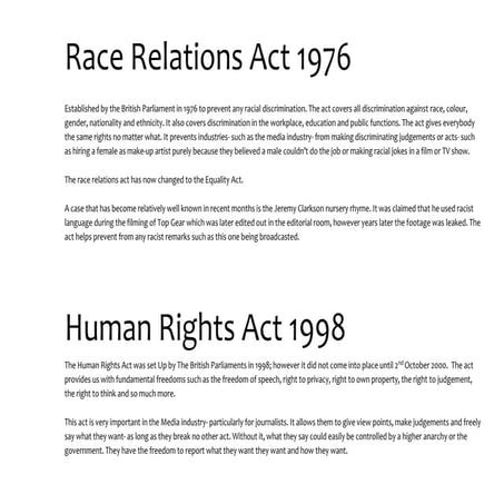 Legal and ethical constraints in the creative media sector