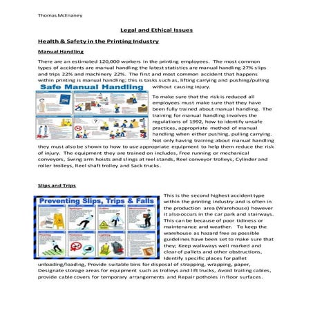 Legal and Ethical issues