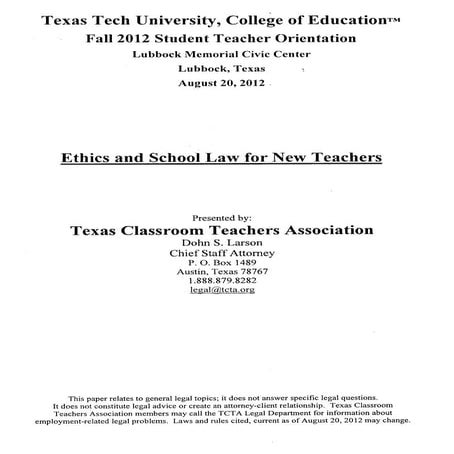 Legal and ethical issues