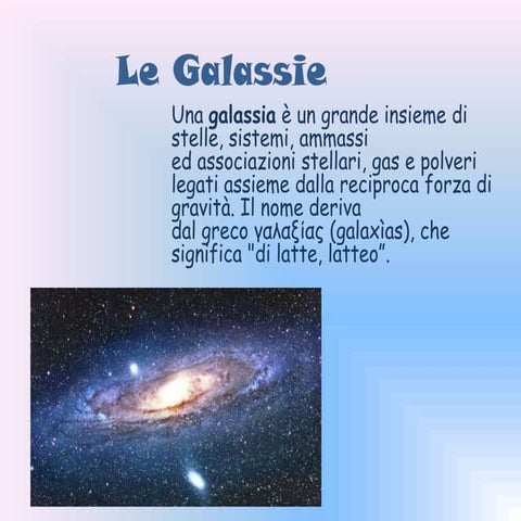 Le galassie sveva de silva