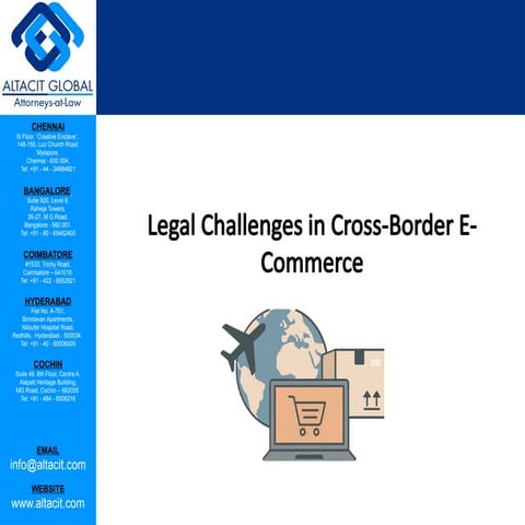 Legal Challenges in Cross-Border E-commerce