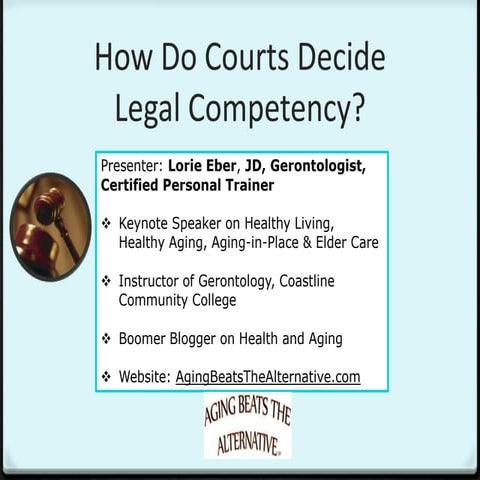 How Courts Determine Legal Competency