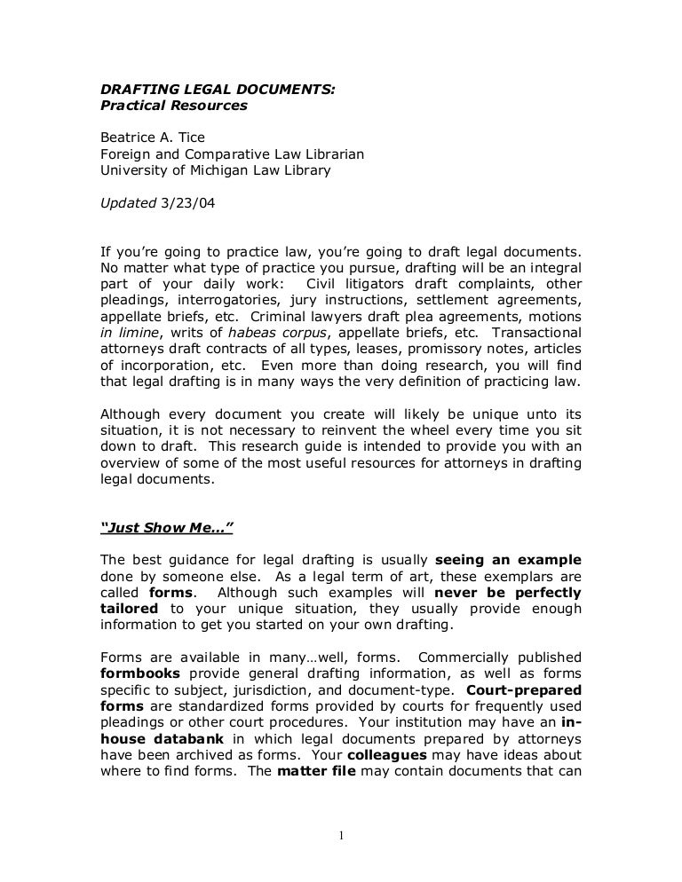 Legal Documents On Line