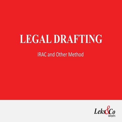 Legal Drafting