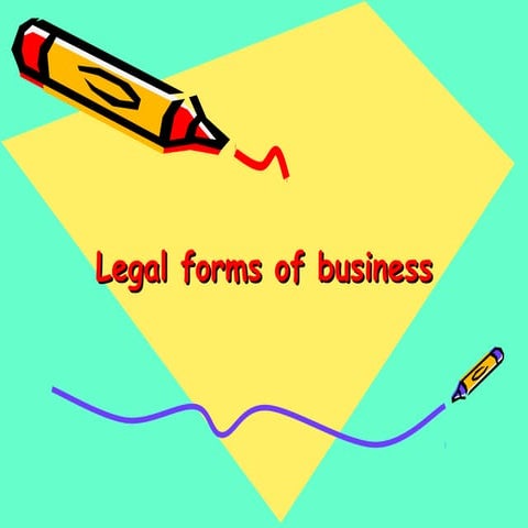 Legal forms of business 2015