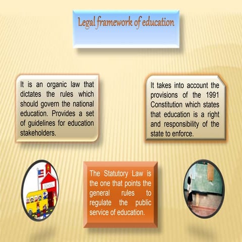 Legal framework of education in colombia