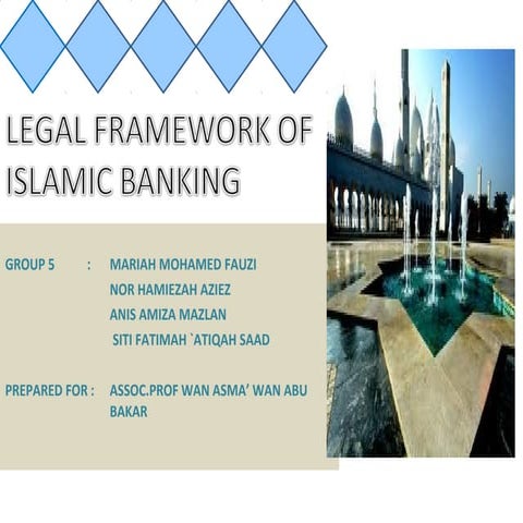Legal Framework of Islamic Banking