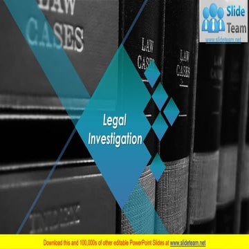 Legal Investigation PowerPoint Presentation Slides