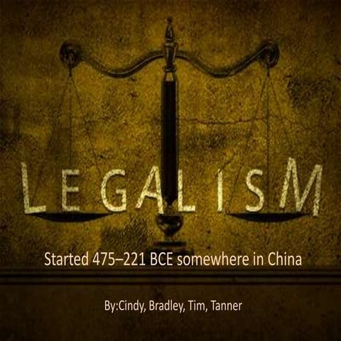 Legalism in china