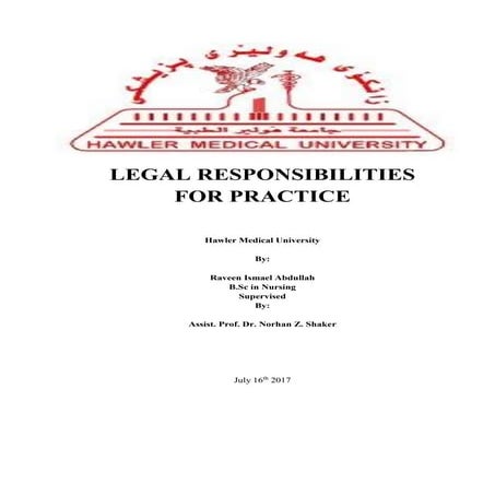 Legal issues    