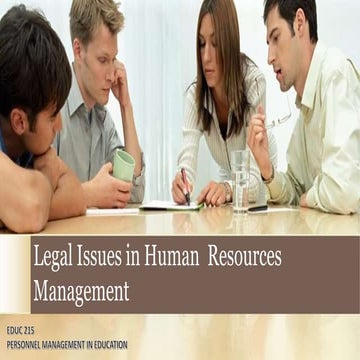 LEGAL ISSUES IN HUMAN RESOURCES MANAGEMENT.pptx