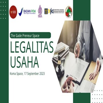 LEGALITAS USAHA BAGAIMANA AGAR USAHA YANG DIJALANKAN BERJALAN LANCAR KARENA LENGKAP PERIJINAN.