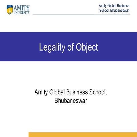 Legality of Object.ppt