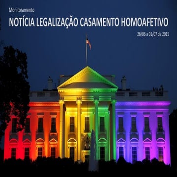 Legalização casamento homoafetivo   2015