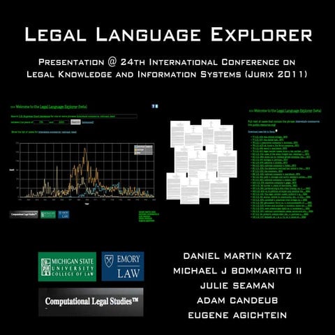 Presentation @ 24th International Conference on Legal Knowledge and Informati...