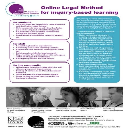Online Legal Method poster