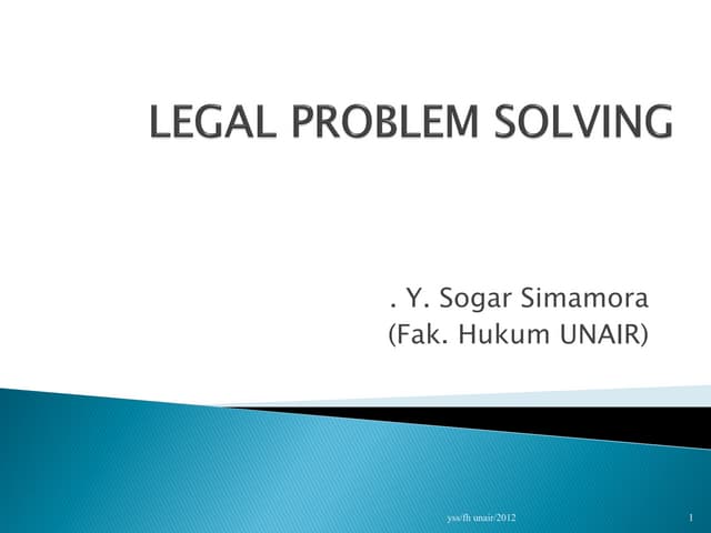 Legal Problem Solving Legal Method Pdf Legal Problem Solving Legal Method Pdf