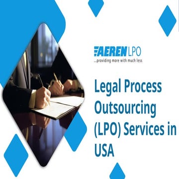 Legal Process Outsourcing (LPO) Services | PPTX