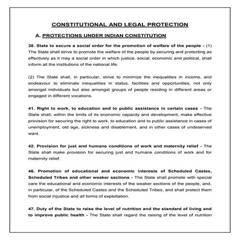 Legal provisions for_senior_citizens