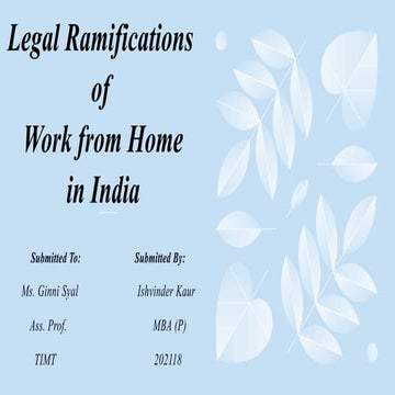 Legal Ramifications of work from home.pptx