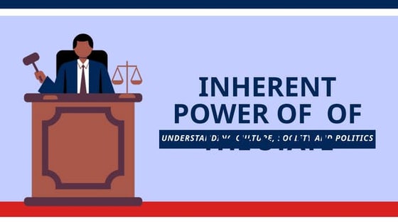 Three inherent powers of the state | PPTX