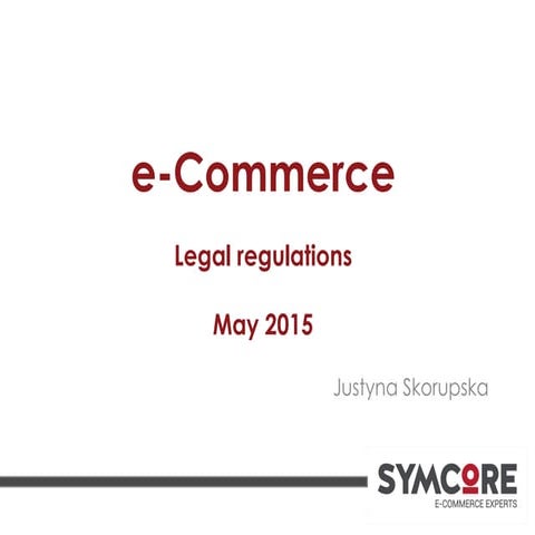 Legal regulation ecommerce_2015
