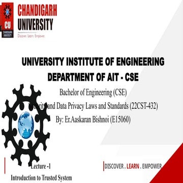 legal requirements for the use of Trusted data, data collection, and storage....