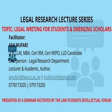 Mastering the Art of Structuring a Law Dissertation | PPTX