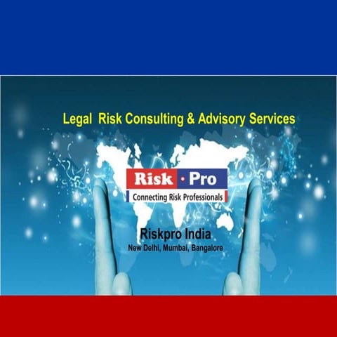 Legal risk advisory services 2013