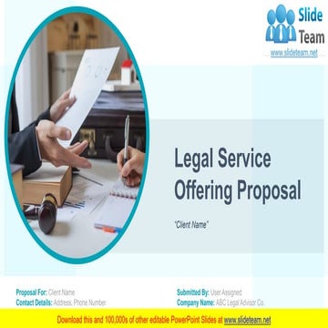Legal Service Offering Proposal PowerPoint Presentation Slides