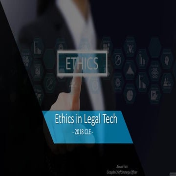Legal Tech Ethics