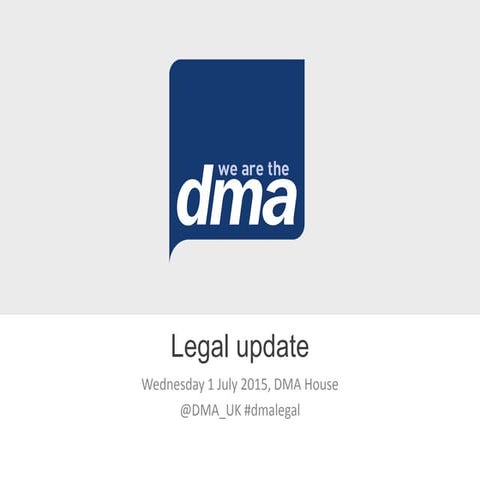 Legal update - 1 July