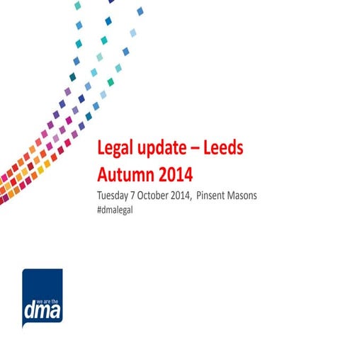 Legal update Leeds -  7 October 2014
