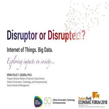 IoT and Big Data Analytics - the Philippines at the Crossroads