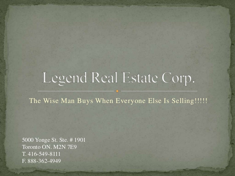 Legend Real Estate Corp.
