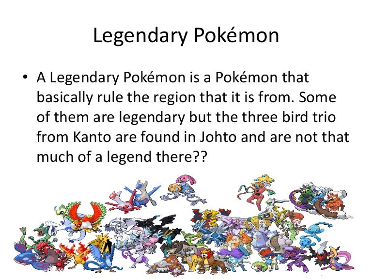 Legendary Pokemon