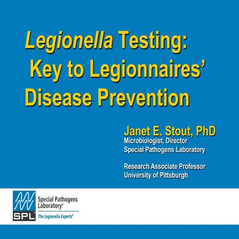 Legionella Testing: Key to Legionnaires' Disease Prevention