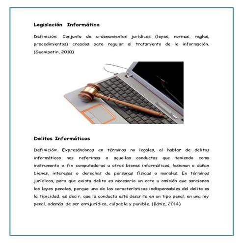 Legislación Informática | PPTX