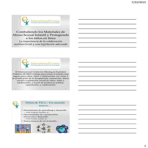 Delitos Online - Legislación y colaboración multisectorial.