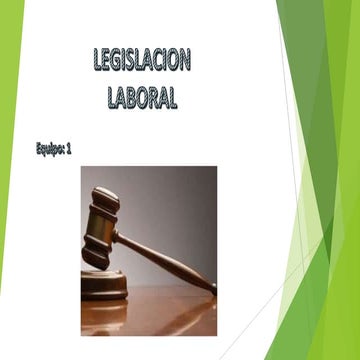 Legislacion laboral | PPTX