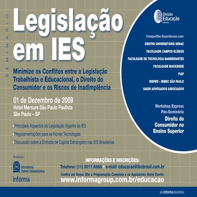 Legislação para IES Privadas