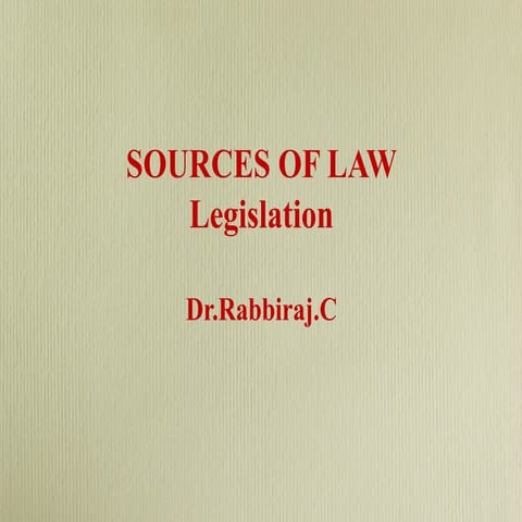 Legislation