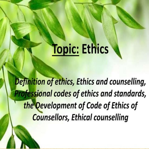 Ethics