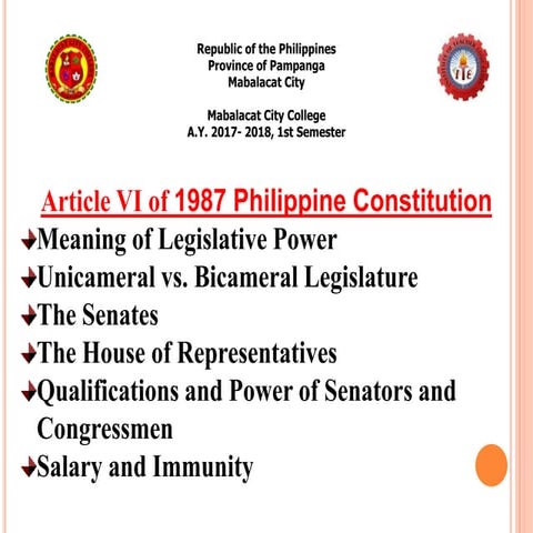 Legislative branch ph