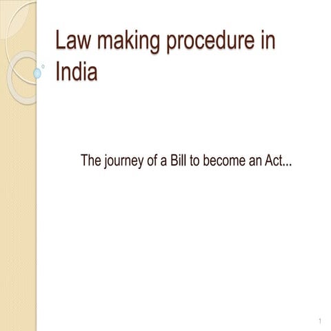 Legislative process