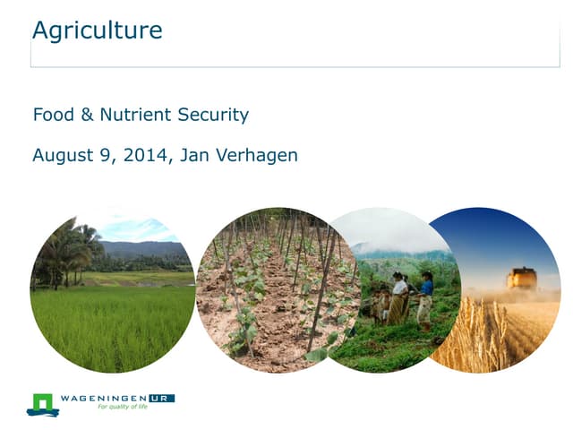 Jan Verhagen, LEG member, Wageningen University and Research: Adaptation and Agriculture