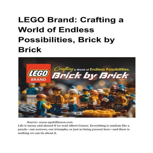 LEGO Brand_ Crafting a World of Endless Possibilities, Brick by Brick.pdf