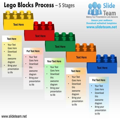 Lego cubes building blocks stacked building blocks logical strategy 5 stages ...